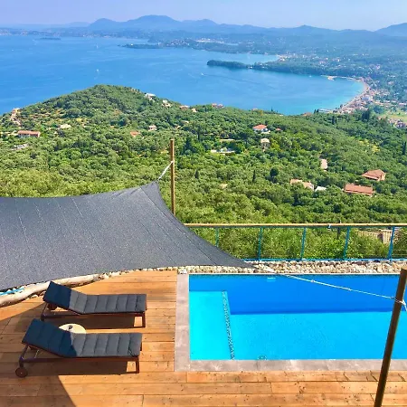 Дом отдыха House Tanna Of Intaba Spectacular Sea Views Corfiot Riviera Spartilas Corfu Island Greece Close To Ipsos Spartylas